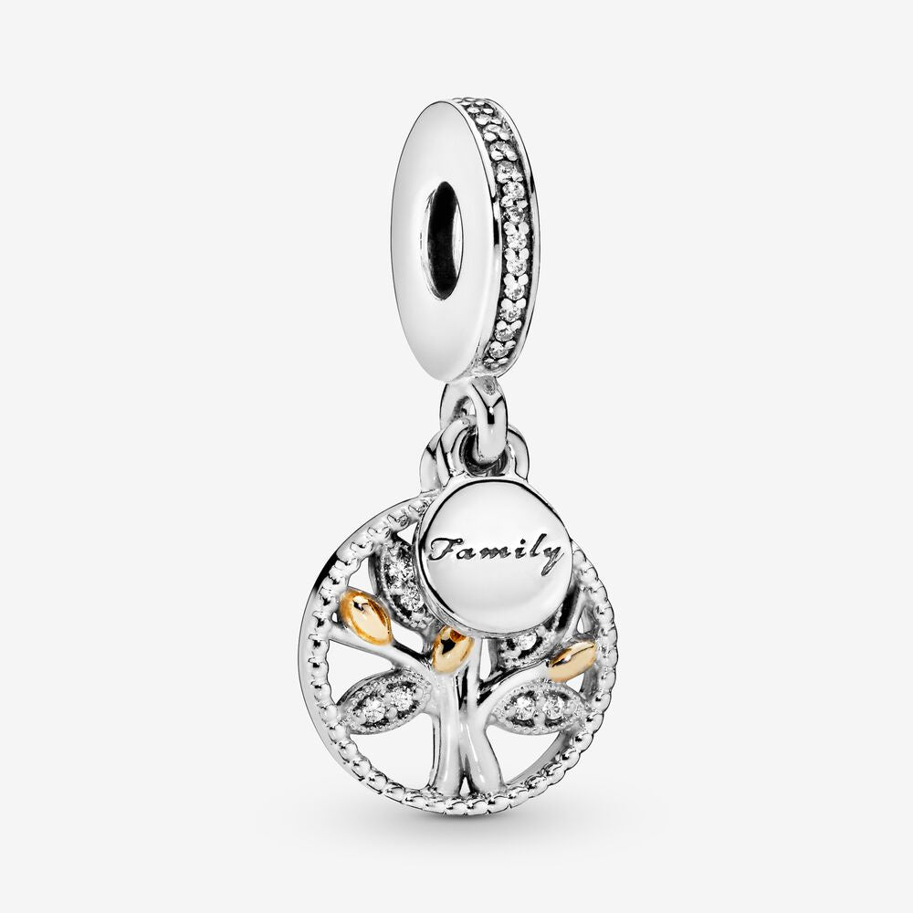 PANDORA Sparkling Family Tree Dangle Charm 791728CZ