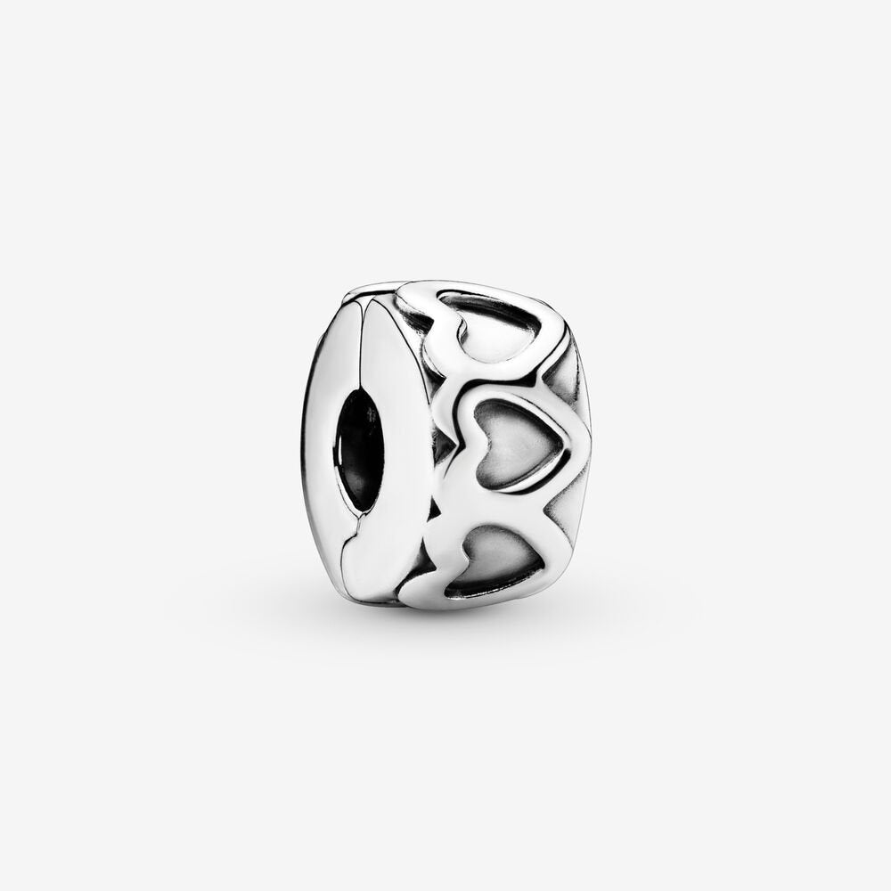 PANDORA Band of Hearts Clip Charm 781978