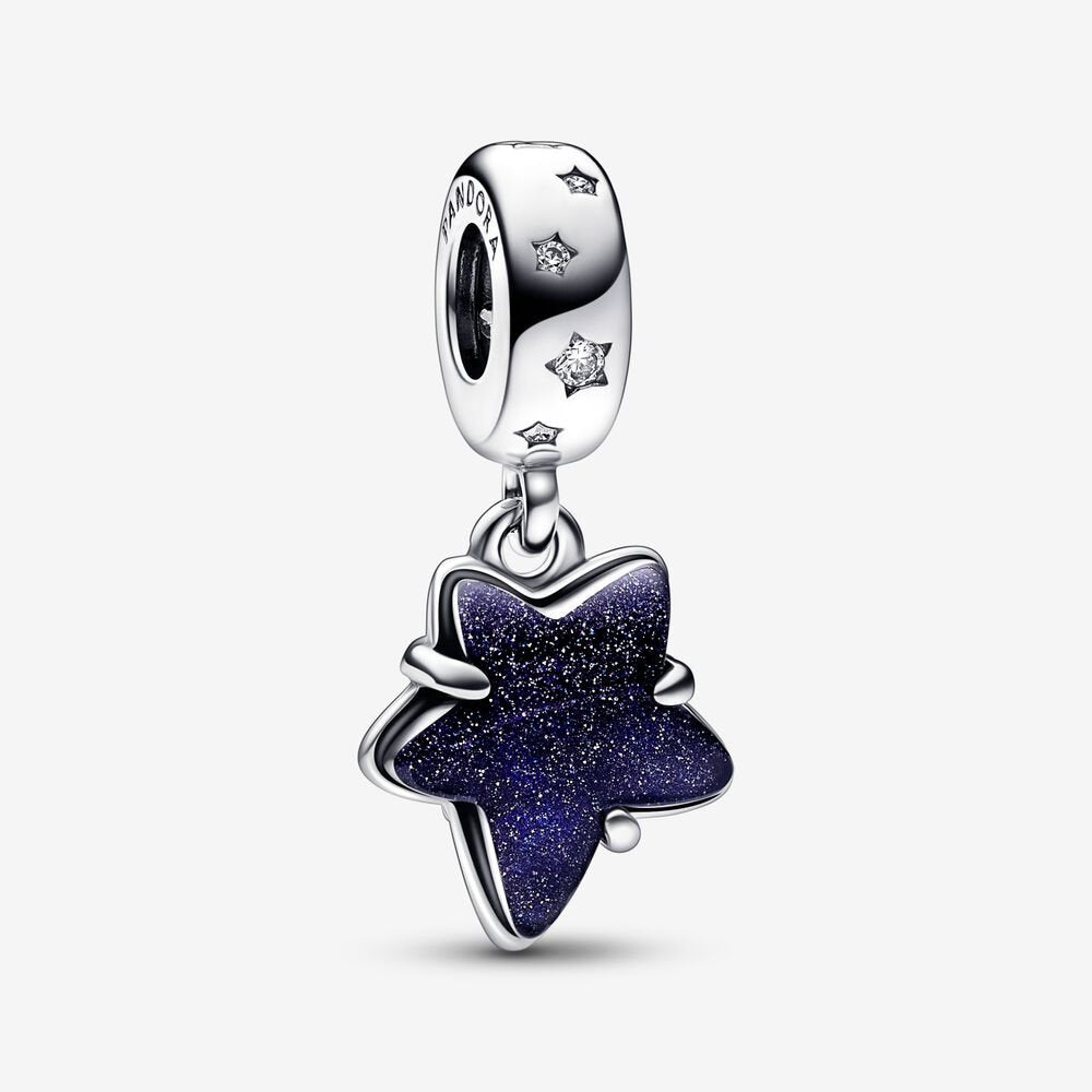 PANDORA Celestial Galaxy Star Murano Dangle Charm 792368C01