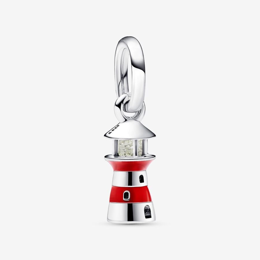 PANDORA Glow-in-the-dark Lighthouse Dangle Charm 792714C01