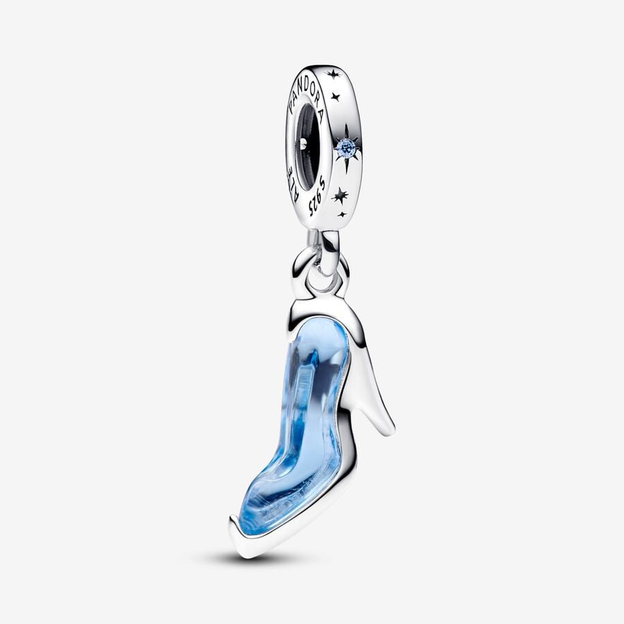 PANDORA Disney Cinderella's Glass Slipper Dangle Charm 793071C01