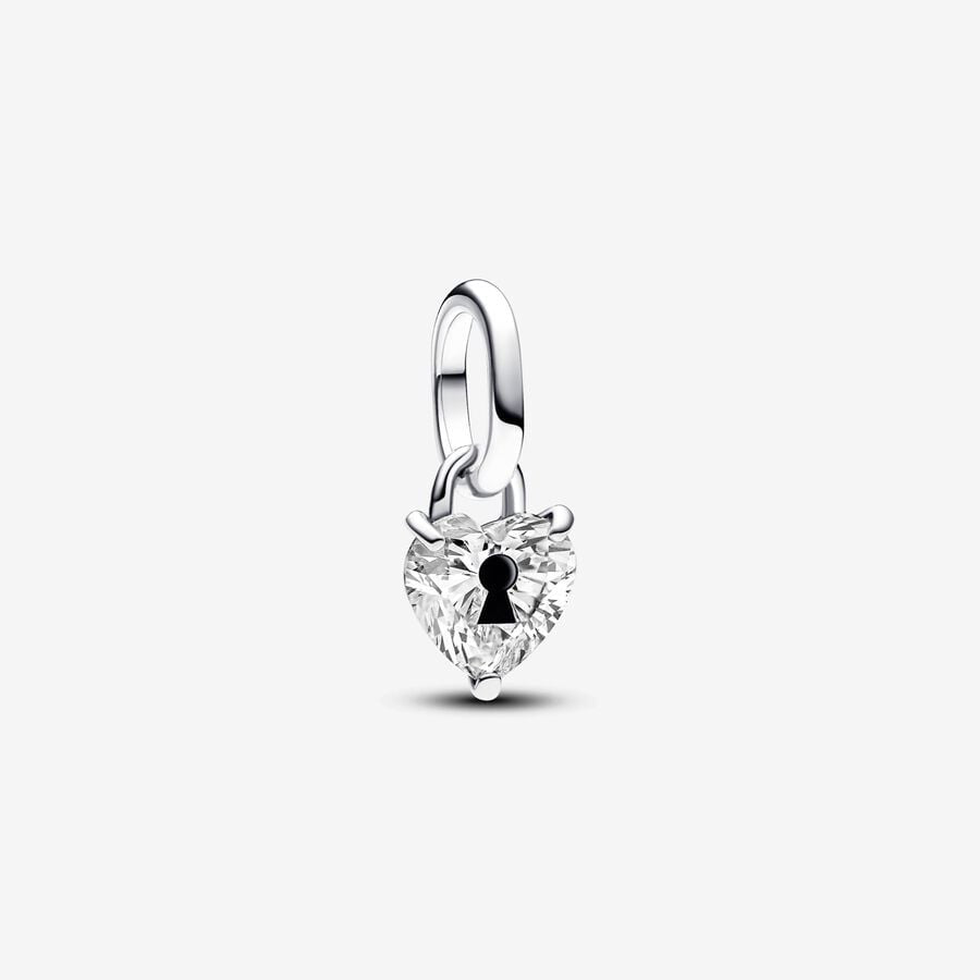 PANDORA ME Keyhole Heart Mini Dangle Charm 793086C01