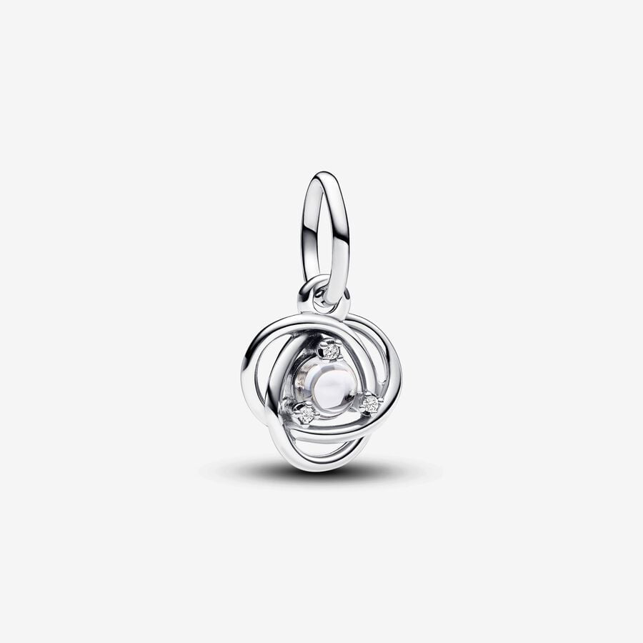 PANDORA Clear Eternity Circle Dangle Charm 793125C04