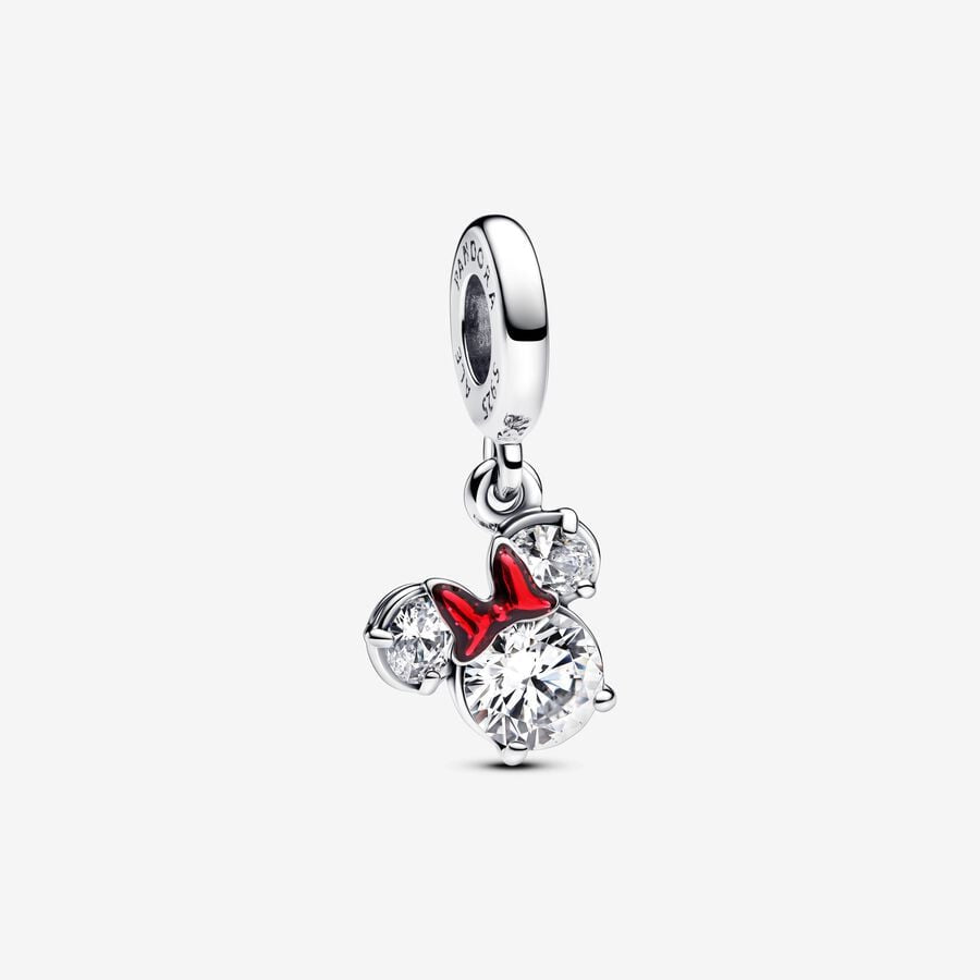 PANDORA Disney Minnie Mouse Silhouette Dangle Charm 793533C01