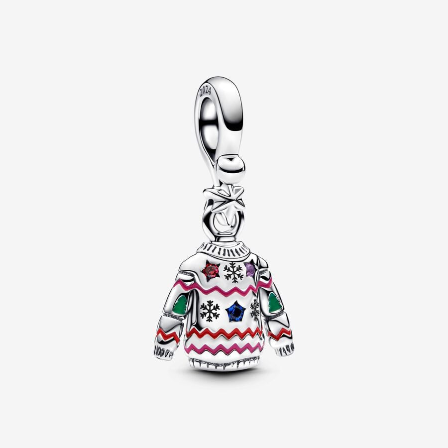 PANDORA Christmas Sweater Dangle Charm 793596C01