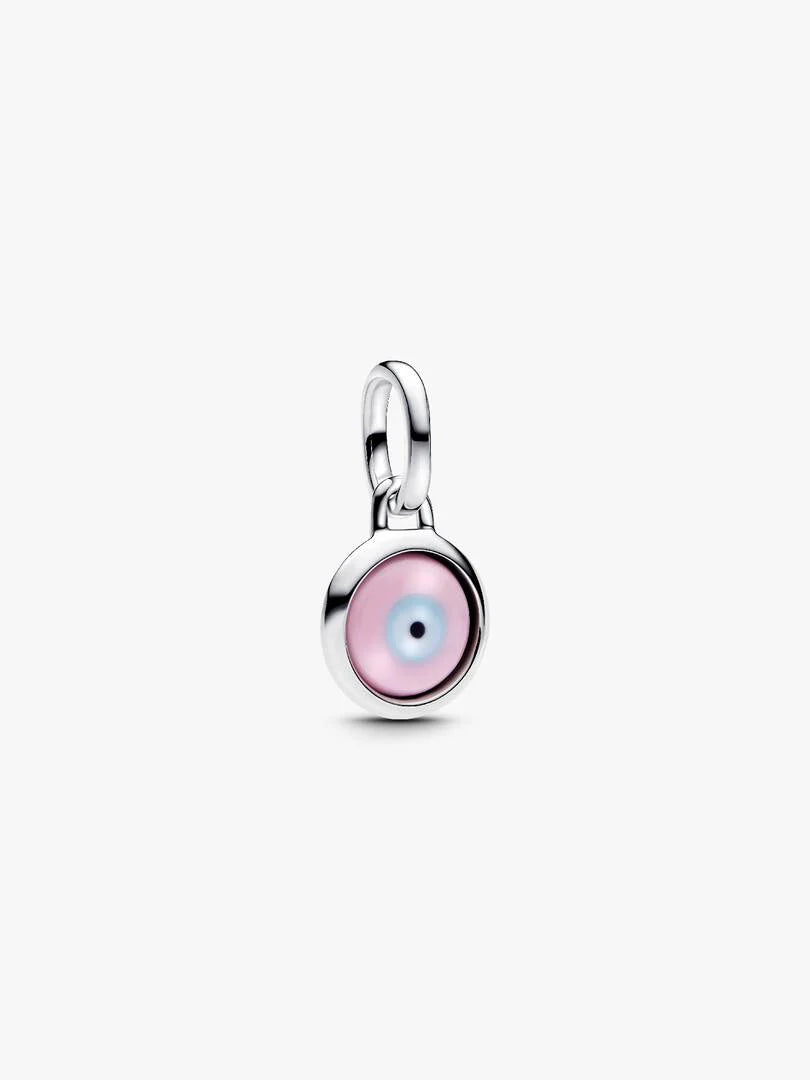 PANDORA Silver Engravable Evil Eye Mini Dangle Charm 793693C00