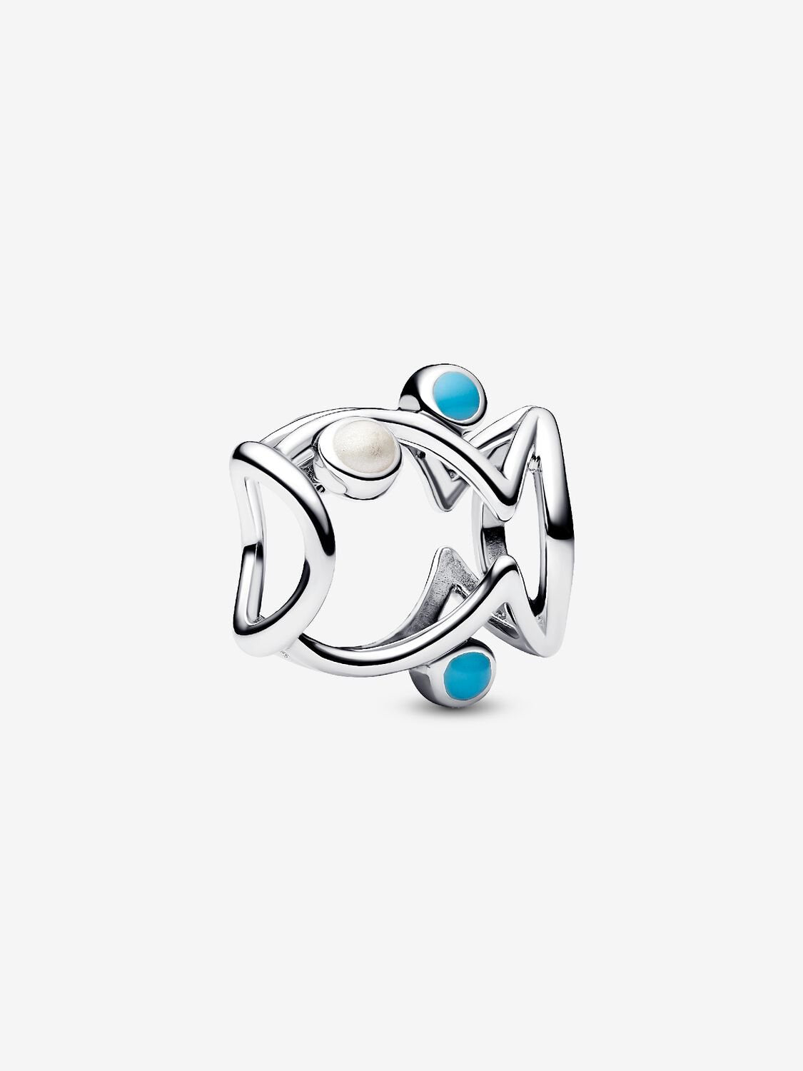 PANDORA Openwork Fish Charm silver 793819C01