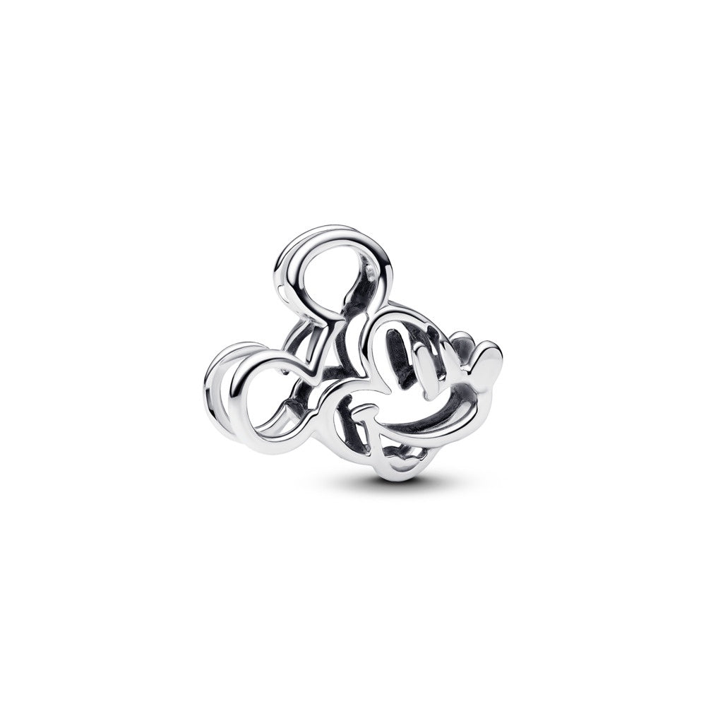 PANDORA Disney Mickey Mouse Openwork Silver Charm 793907C00
