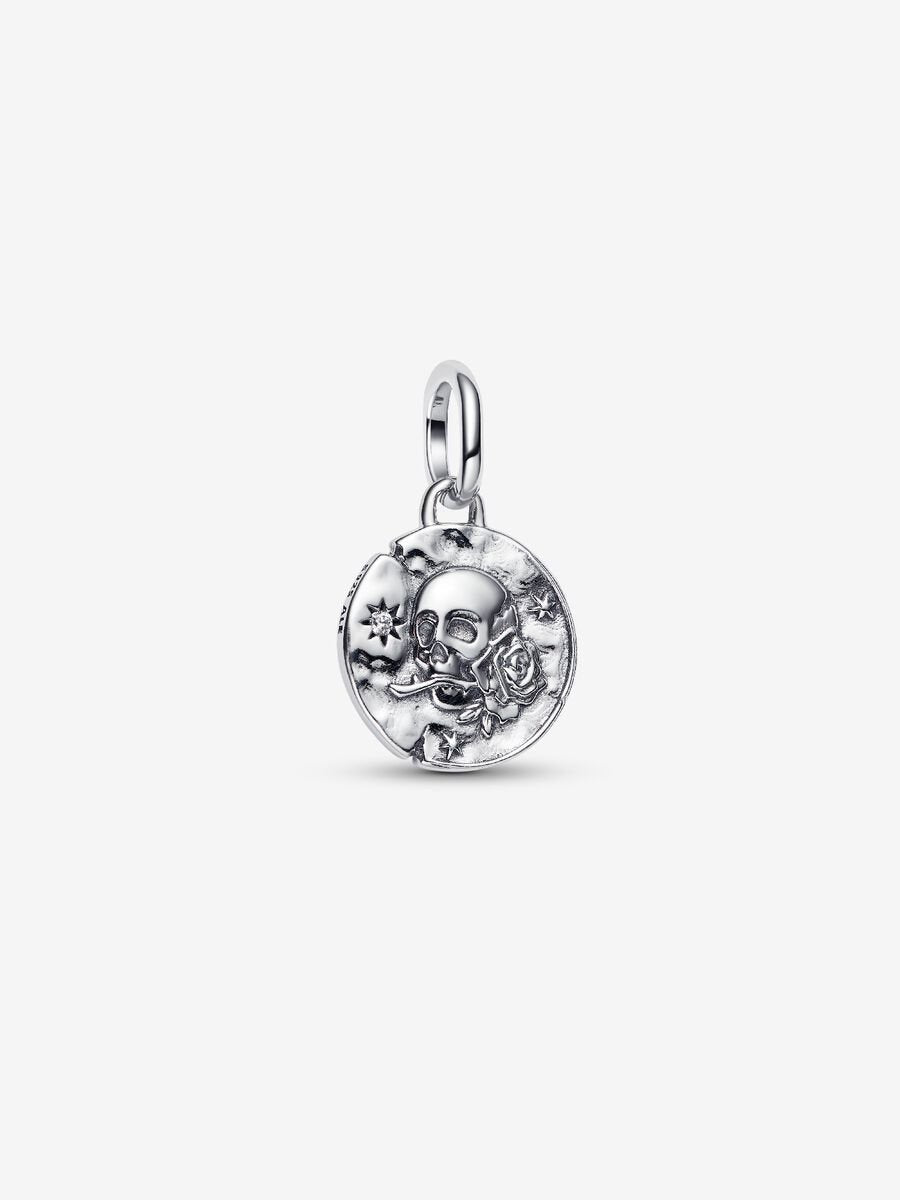 PANDORA Skull Medallion Charm 794089C01