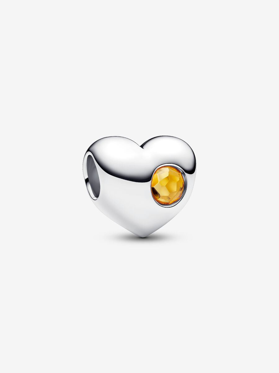 PANDORA Engravable November Birthstone Heart Charm 794161C11