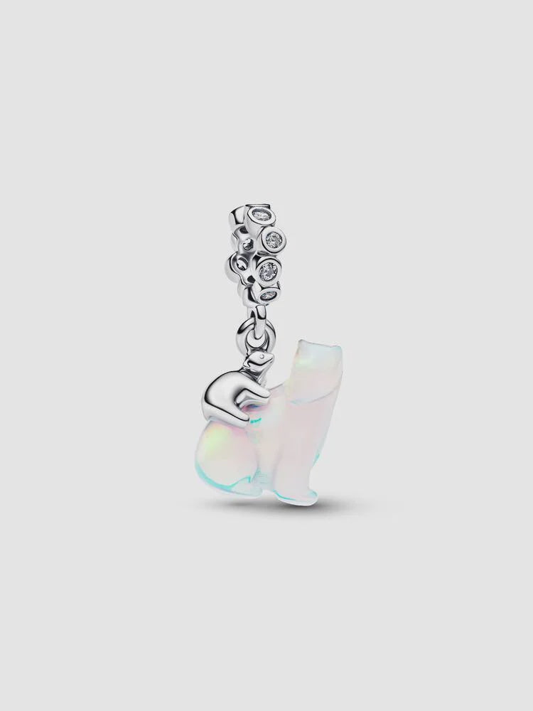 PANDORA Polar Bear Mother & Cub Dangle Charm 794243C01
