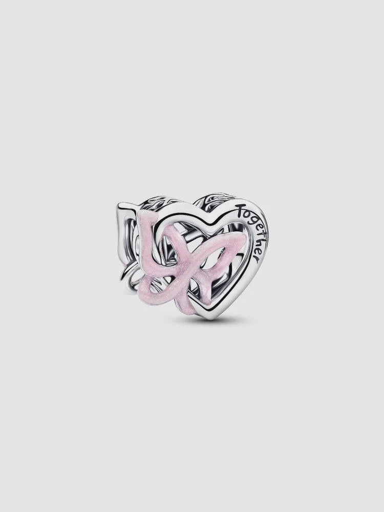PANDORA Entwined Heart & Butterfly Charm 794475C01