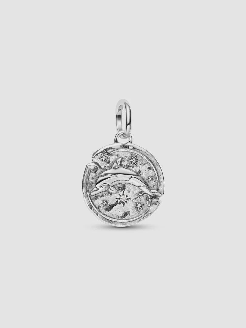 PANDORA Dolphin Medallion Charm 794807C01