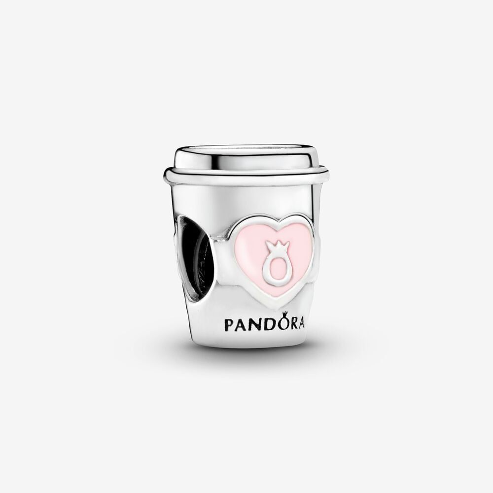 PANDORA Take a Break Coffee Cup Charm 797185EN160