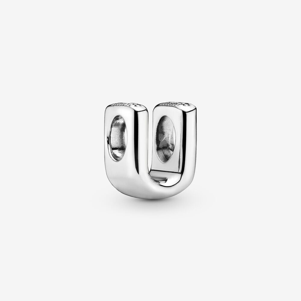 PANDORA Letter U Alphabet Charm 797475