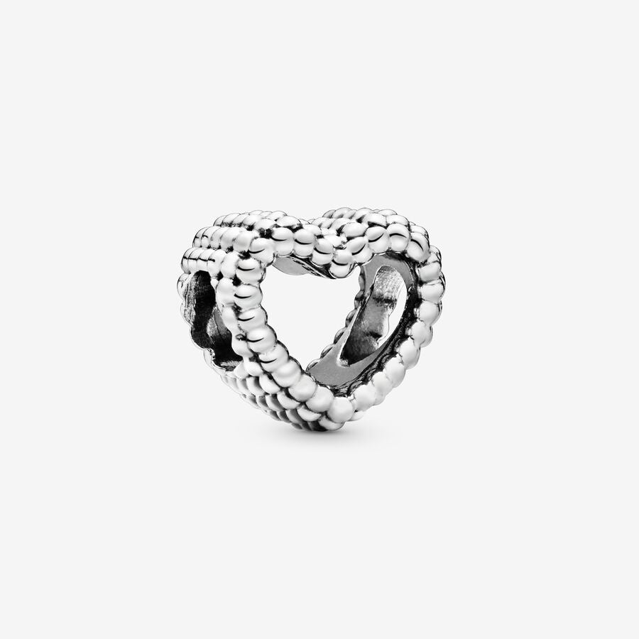 PANDORA Beaded Open Heart Charm 797516