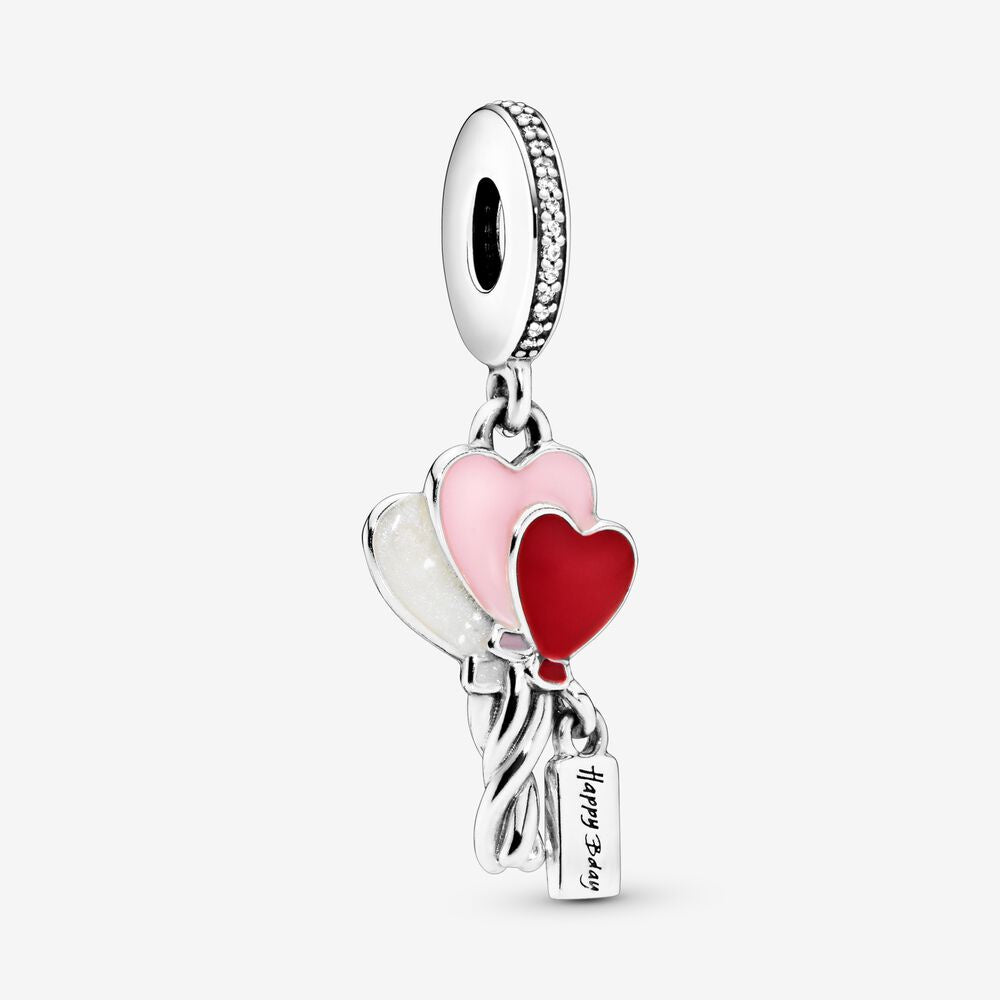 PANDORA Happy Bday Balloon Dangle Charm 798076CZ