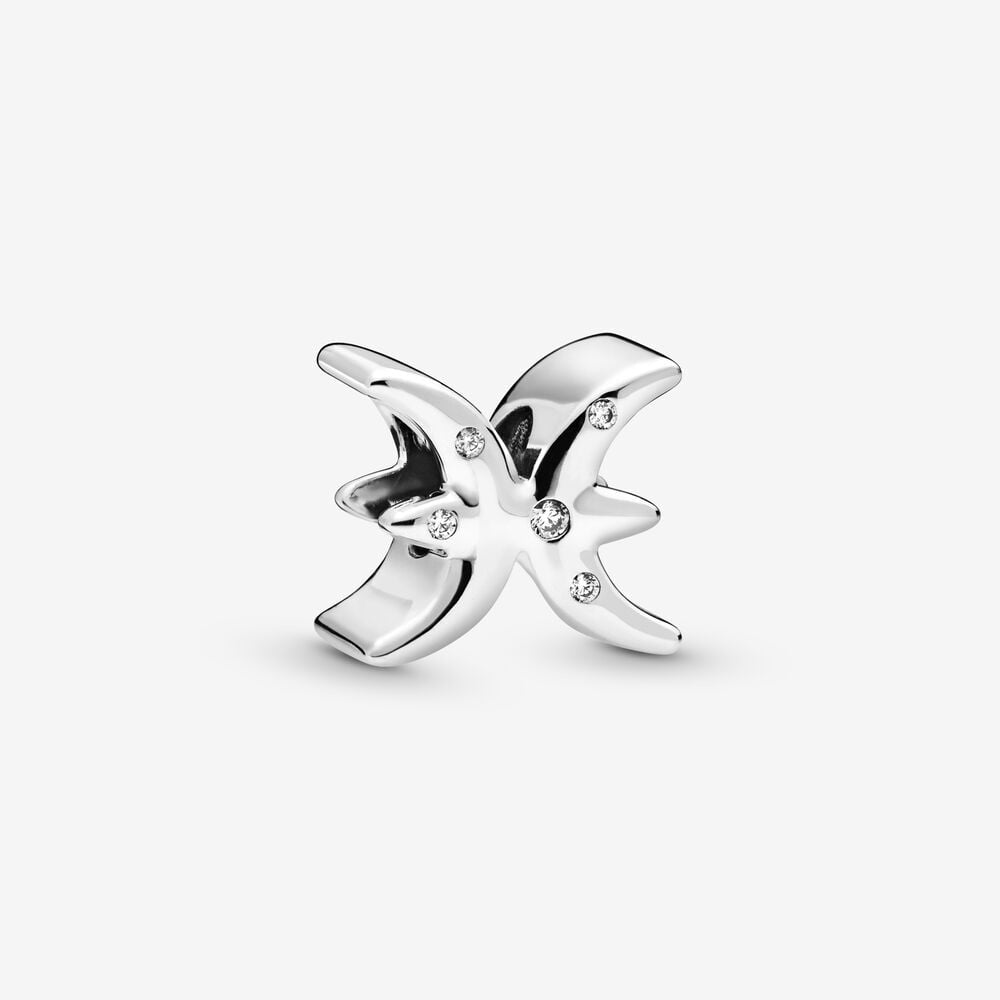 PANDORA Sparkling Pisces Zodiac Charm 798426C01