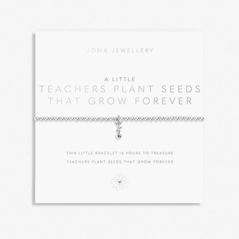 Joma A Little 'Teachers Plant Seeds That Grow Forever' Bracelet 8147