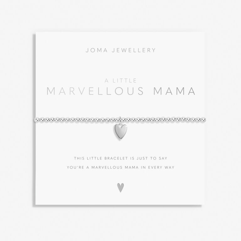 Joma A Little 'Marvellous Mama' Bracelet In Silver Plating 8161