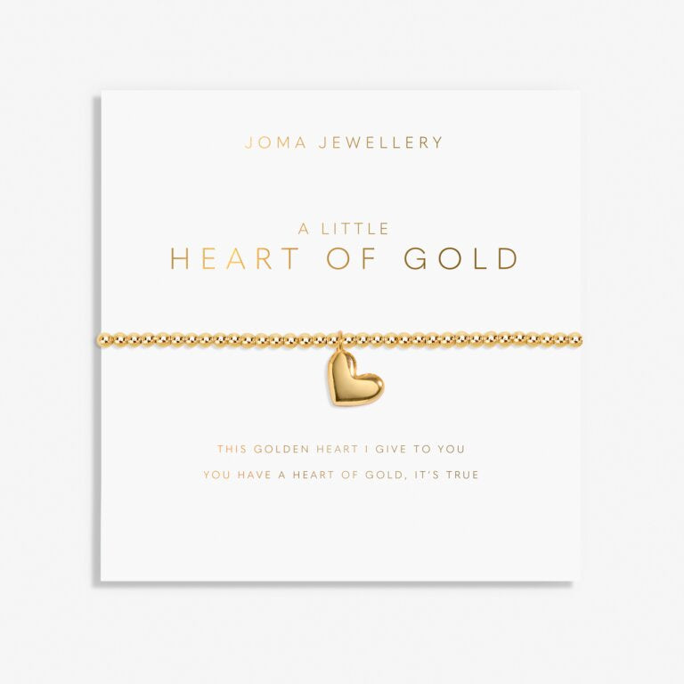 Joma A Little 'Heart Of Gold' Bracelet In Gold Plating 8213