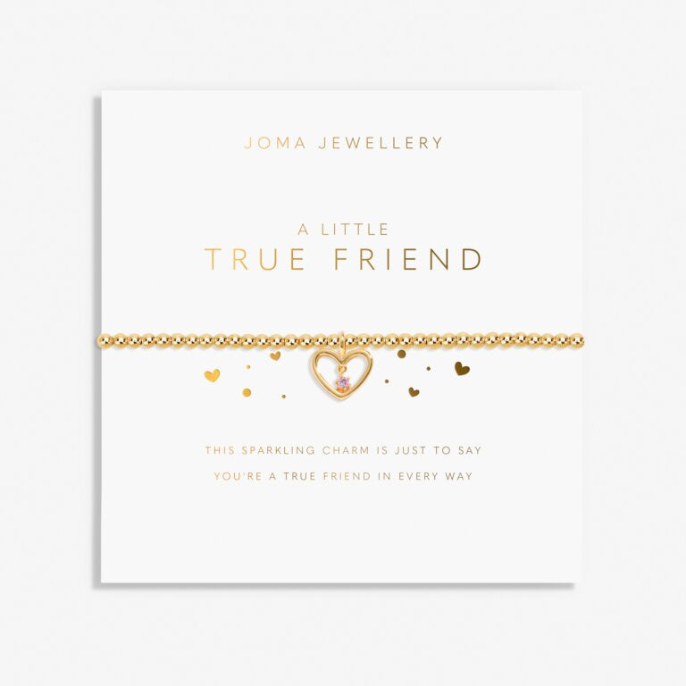Joma A Little 'True Friend' Bracelet In Gold Plating 8214