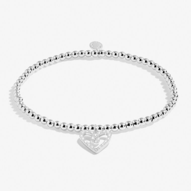Joma Mother's Day A Little 'Lucky To Have A Mum Like You' Bracelet In Silver Plating 8515