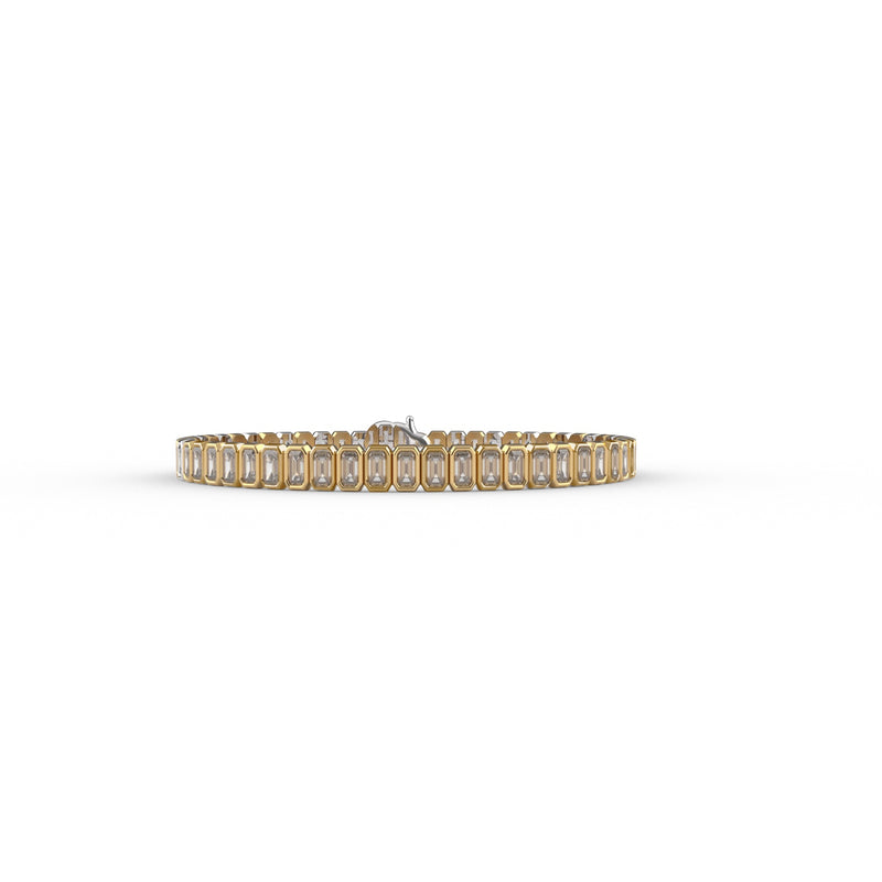 Ti Sento Gold Tone Tennis Style Bracelet 23040ZY