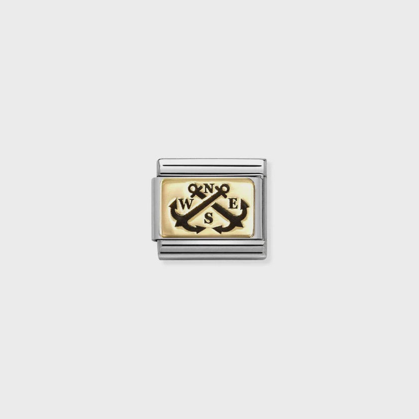 NOMINATION Gold NSWE Anchors Charm 030166-62