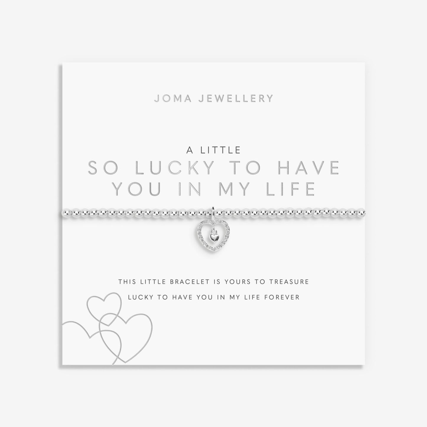 Joma A Little 'So Lucky To Have You In My Life' Bracelet 9004