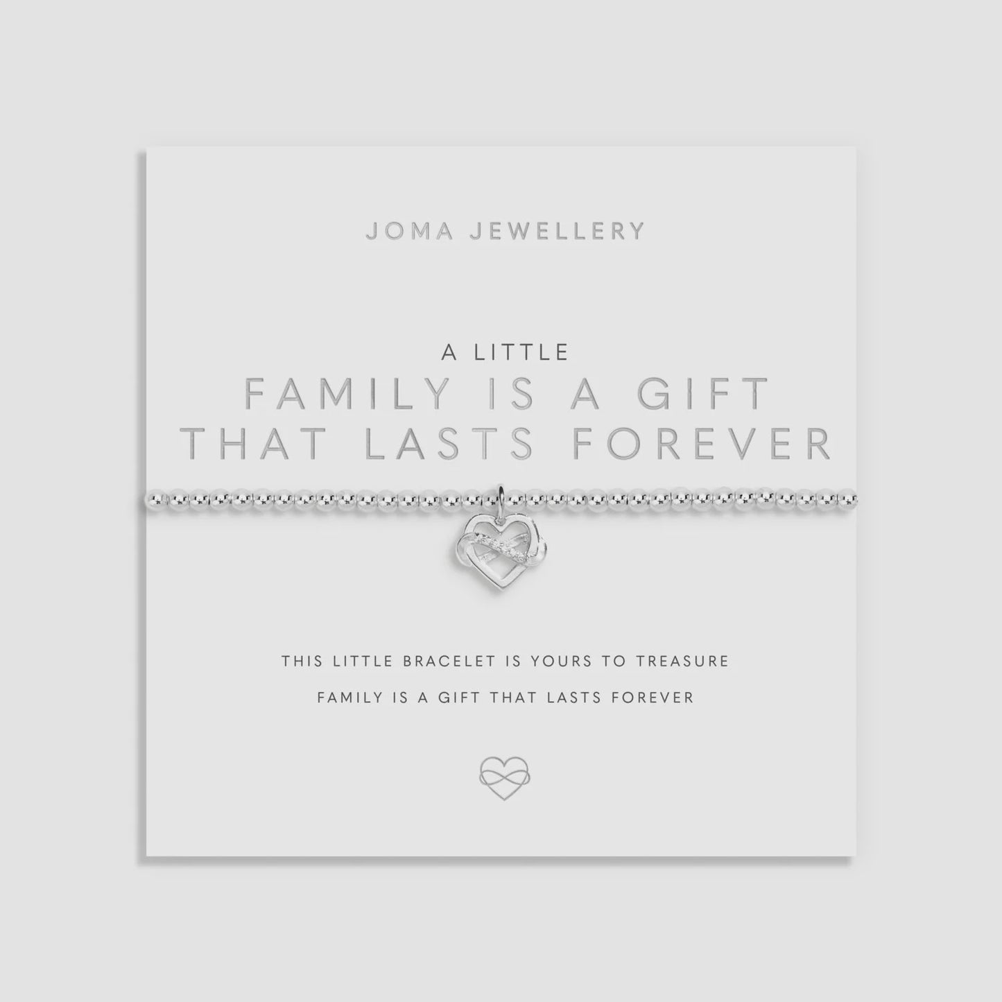 Joma A Little 'Family Is A Gift That Lasts Forever' Bracelet 9007