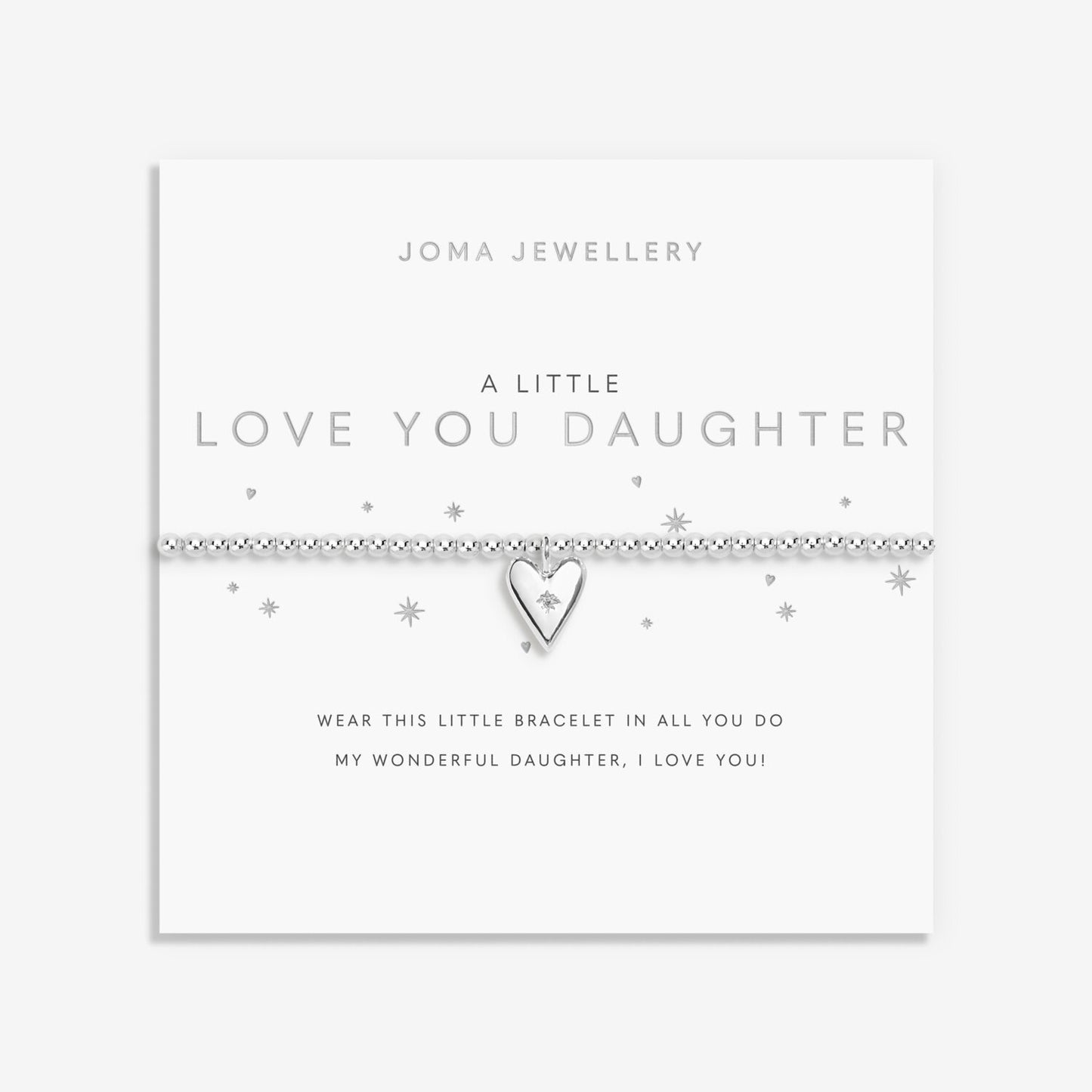 Joma A Little 'Love You Daughter' Bracelet 9010