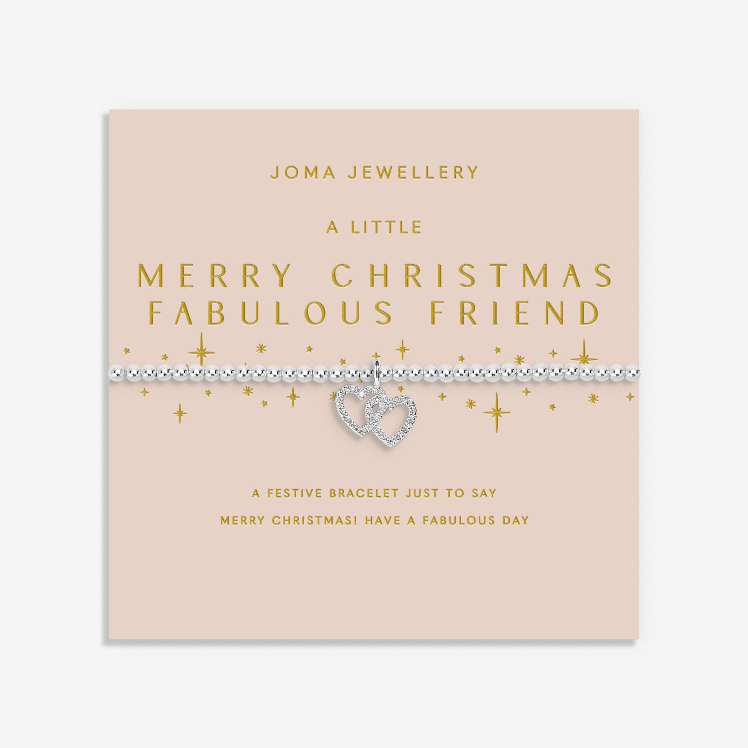 Joma Christmas A Little 'Merry Christmas Fabulous Friend' Bracelet 9176