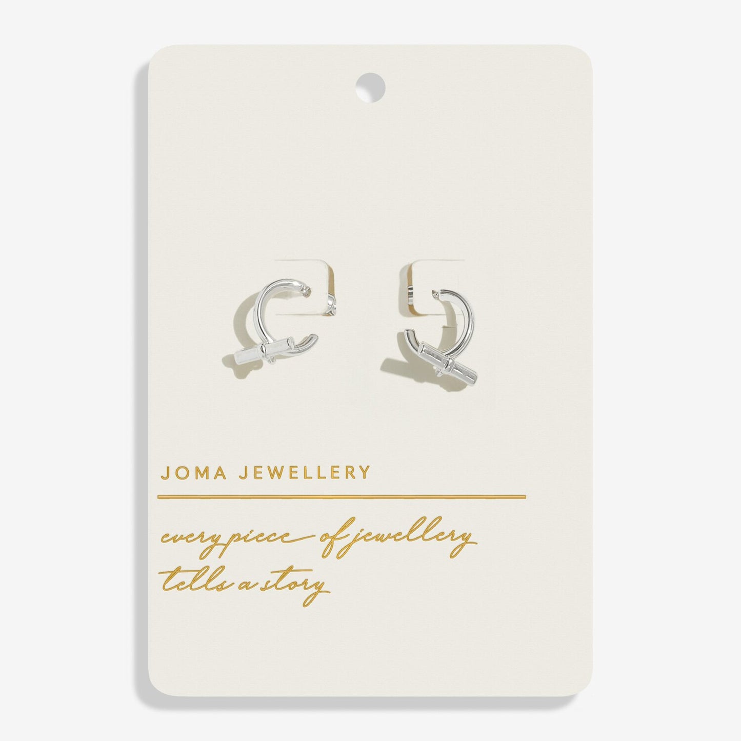 Joma Style Stories Heart T-Bar Earrings 9205