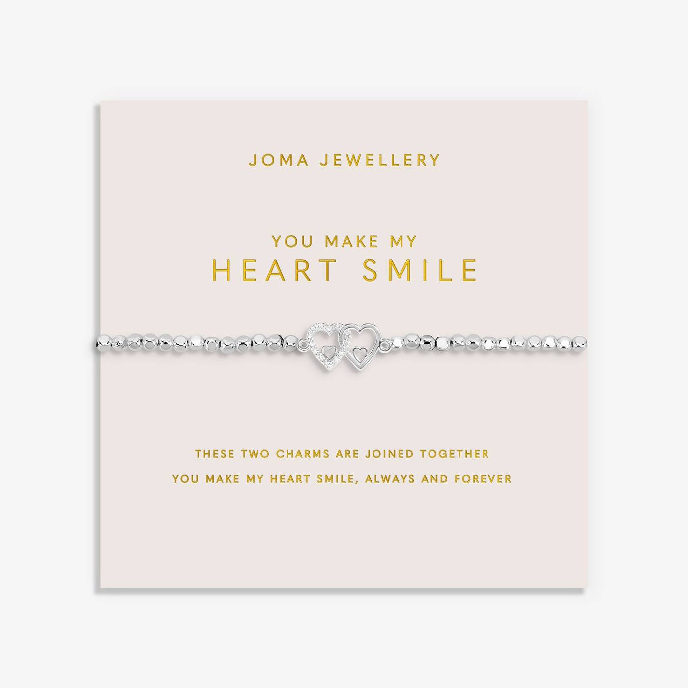 Joma Forever Yours 'You Make My Heart Smile' Bracelet 9345