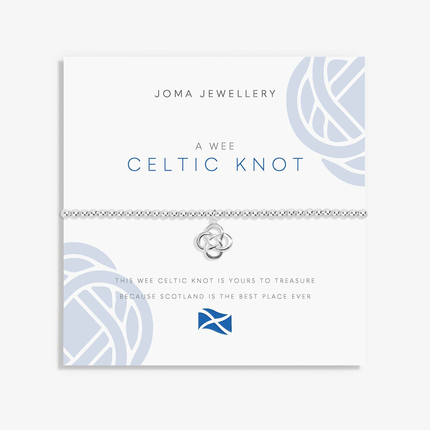Joma A Wee 'Celtic Knot' Bracelet in Silver Plating 9414