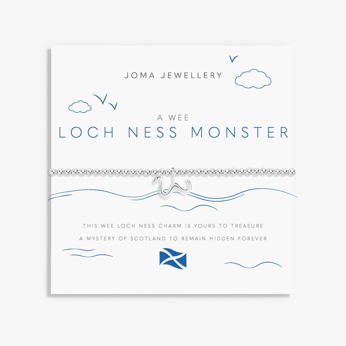 Joma A Wee 'Loch Ness Monster' Bracelet in Silver Plating 9416