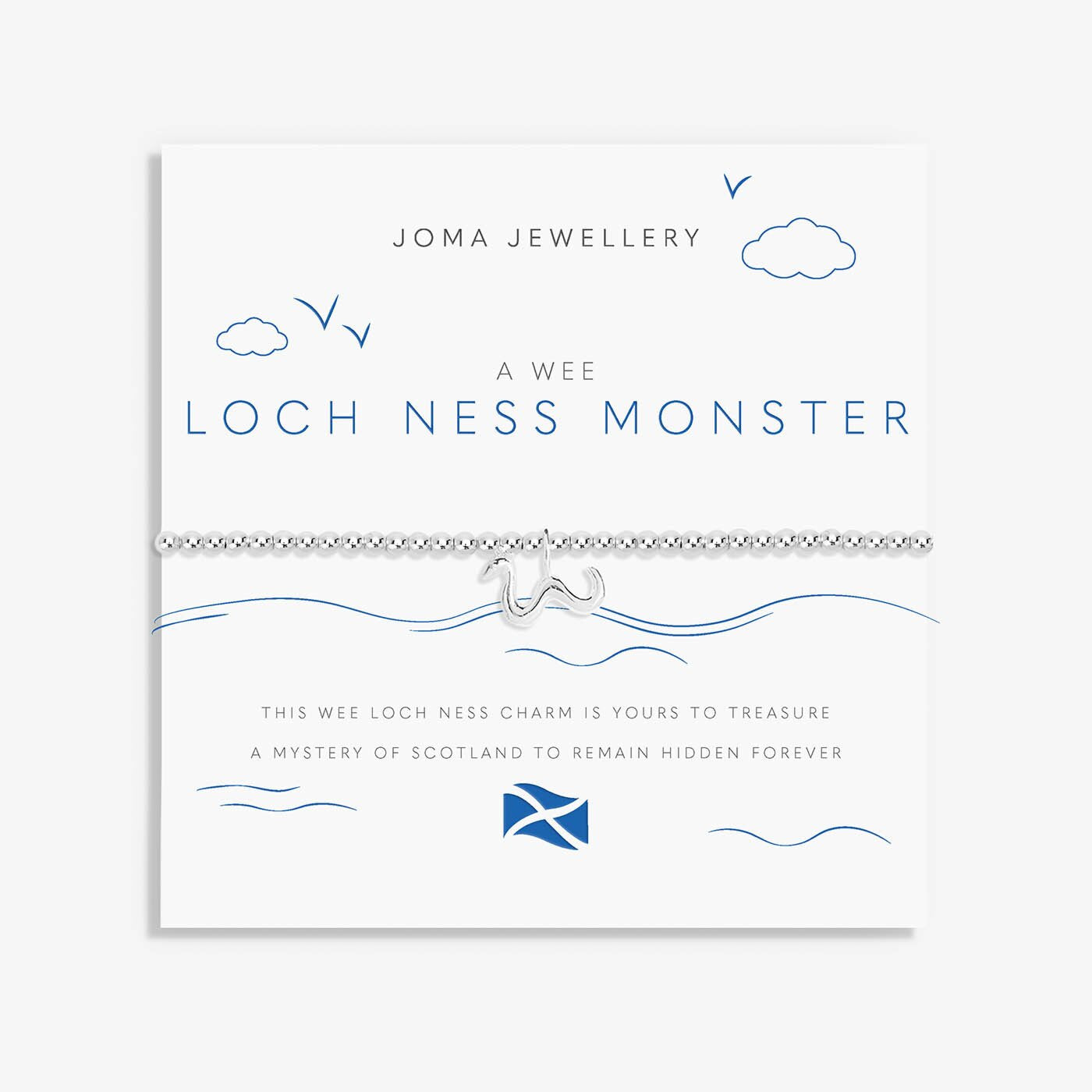 Joma A Wee 'Loch Ness Monster' Bracelet in Silver Plating 9416