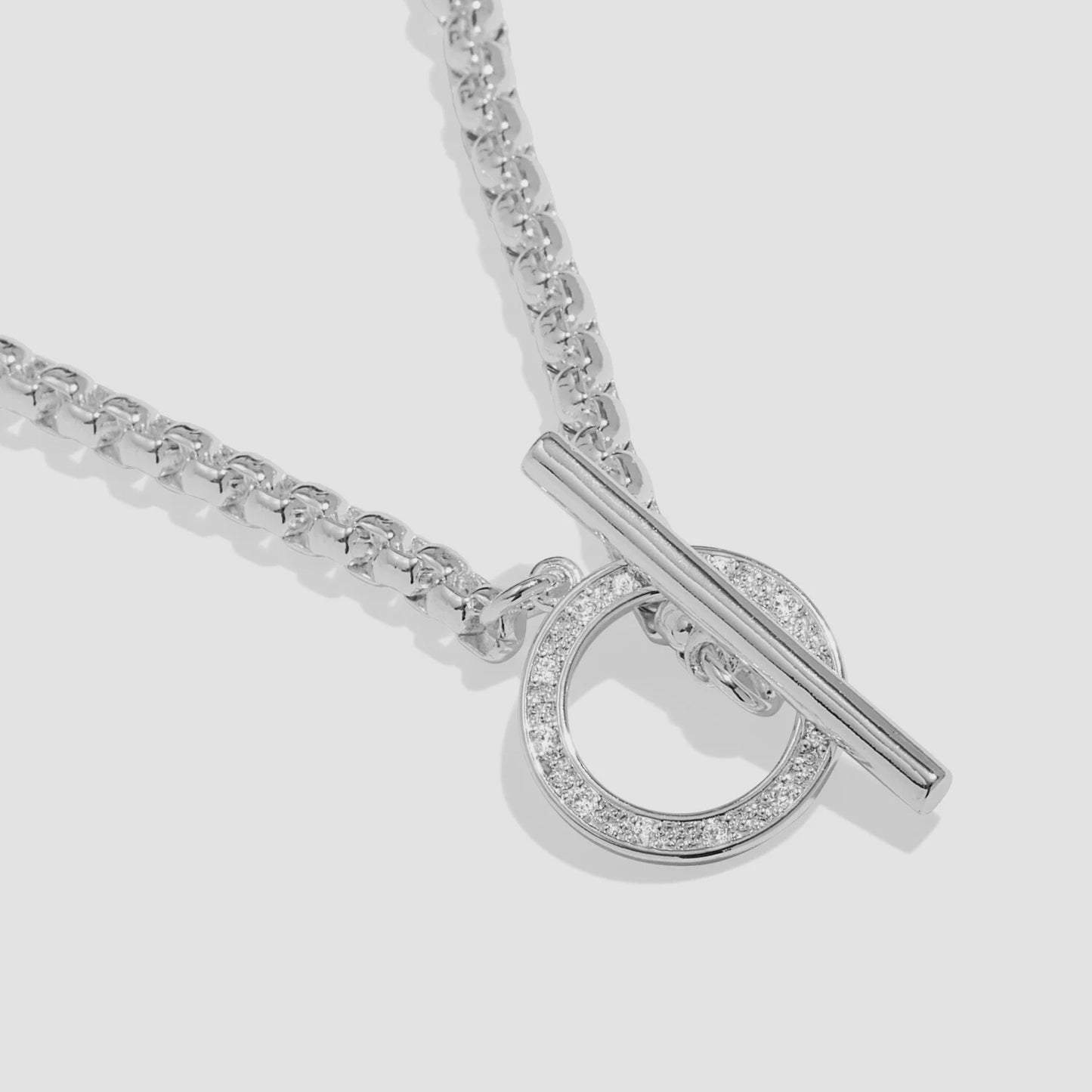 Joma Evermore Circle T-Bar Necklace 9433
