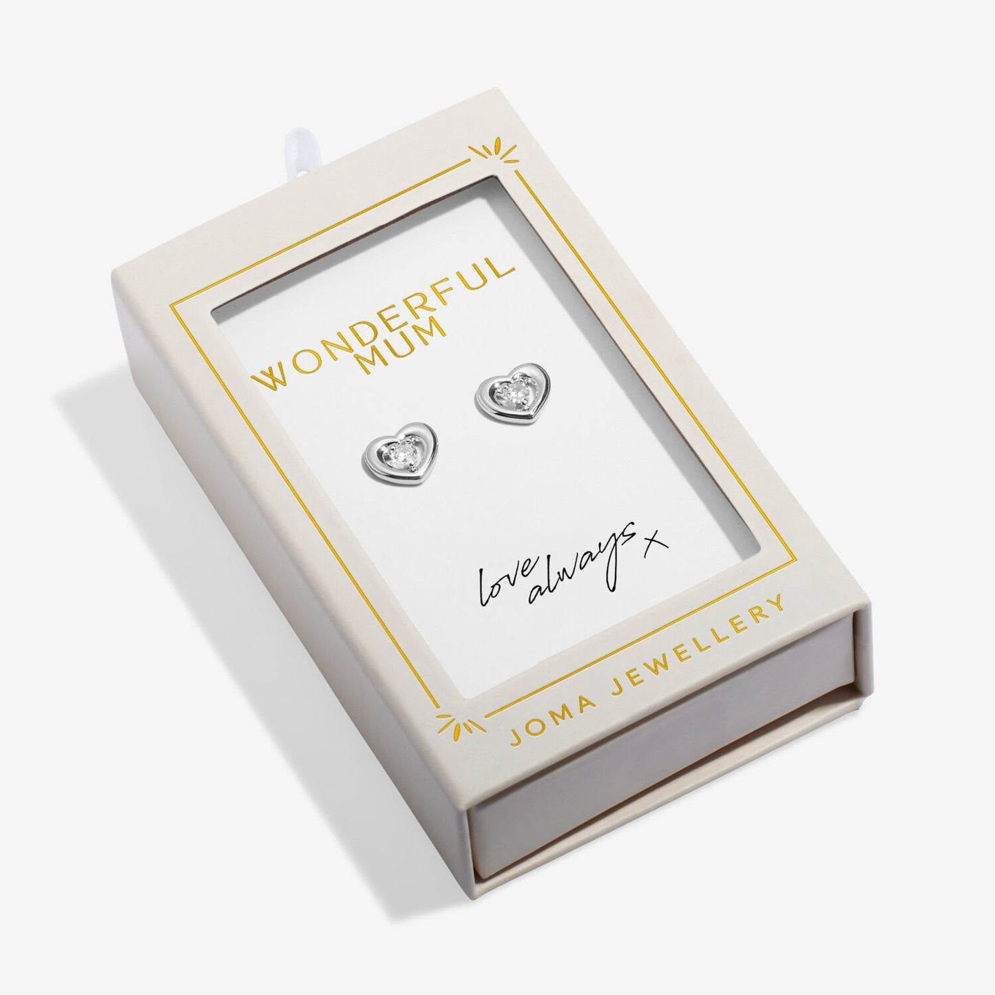 Joma Moments To Shine 'Wonderful Mum' Stud Earrings 9601
