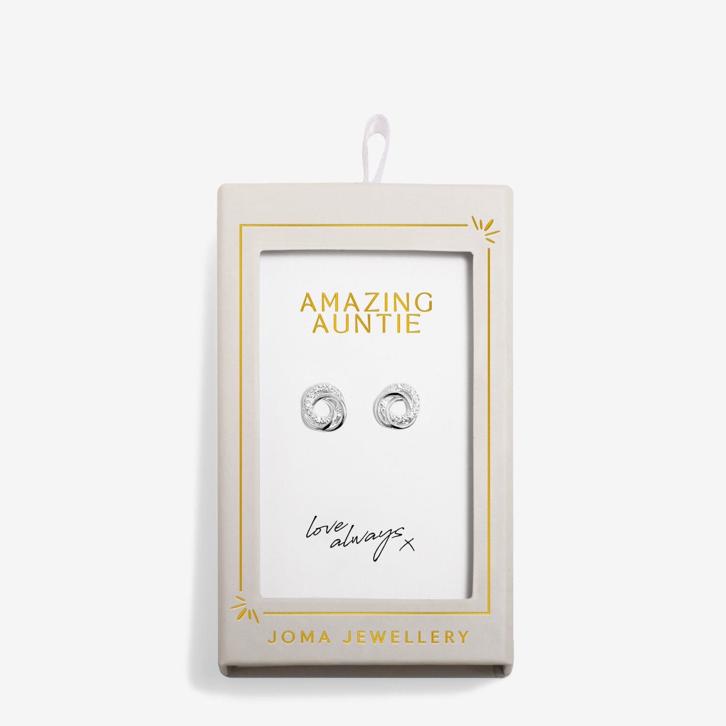 Joma Moments To Shine 'Amazing Auntie' Stud Earrings 9603