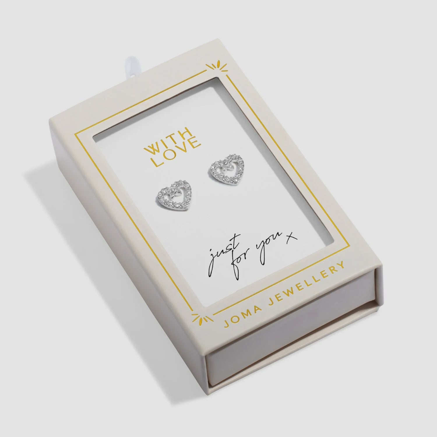 Joma Moments To Shine 'With Love' Stud Earrings 9605