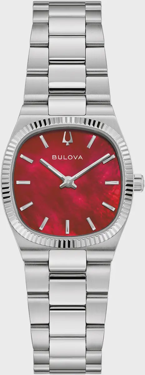 BULOVA Ladies Super Seville Mini Red Dial 96L354