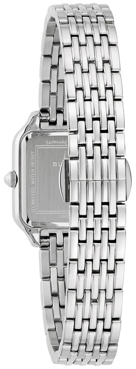 BULOVA Ladies Sutton Silver Tone Watch 96R256