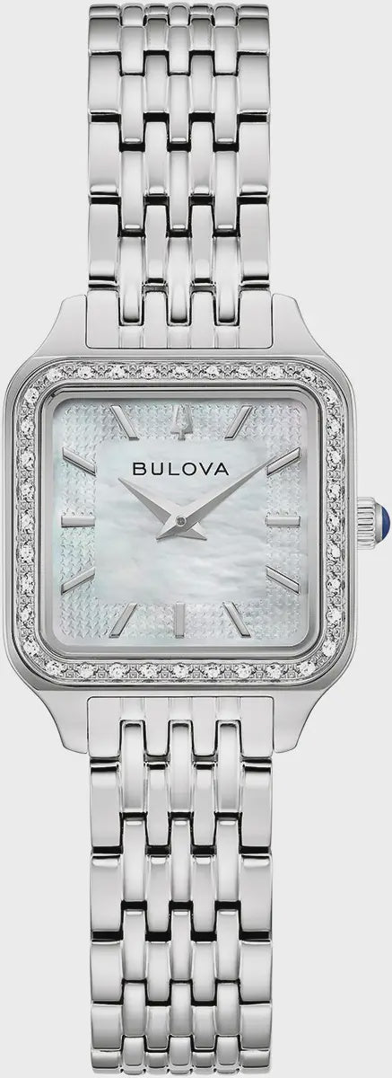 BULOVA Ladies Sutton Silver Tone Watch 96R256