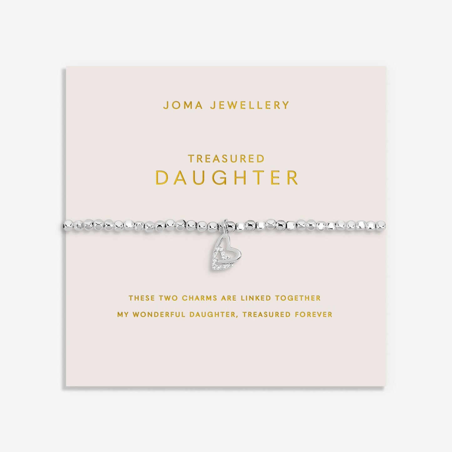 Joma Forever Yours 'Treasured Daughter' Bracelet in Silver Plating 9703