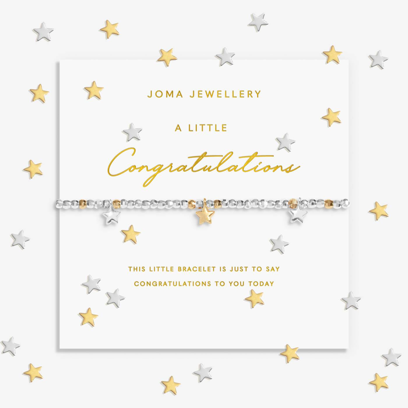 Joma Sparkle Confetti A Little 'Congratulations' Bracelet 9741