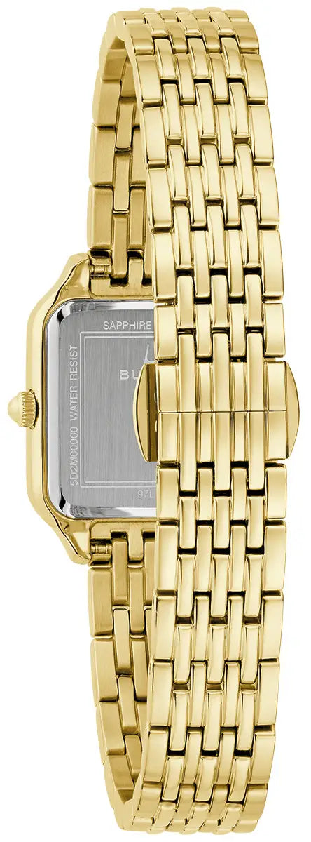 BULOVA Ladies Sutton Gold Tone Watch 97L191