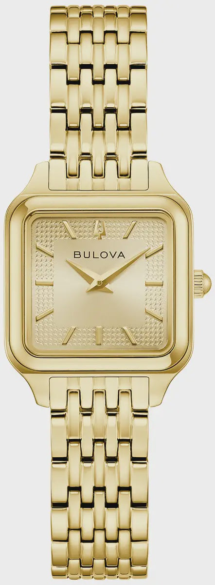 BULOVA Ladies Sutton Gold Tone Watch 97L191