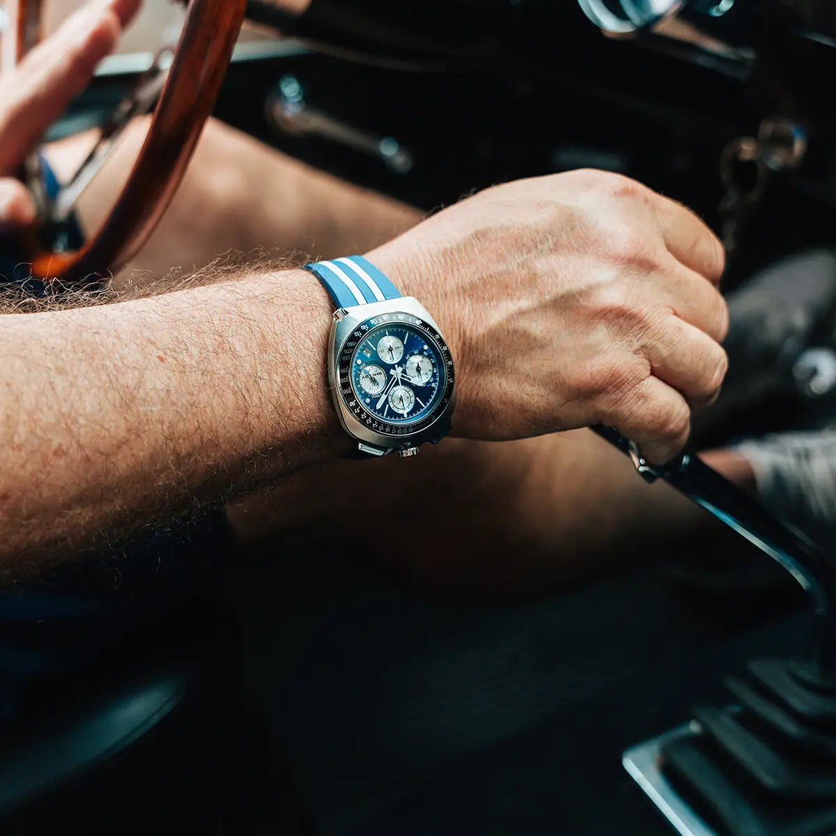 Bulova Shelby Racer Chronograph Watch 98B452